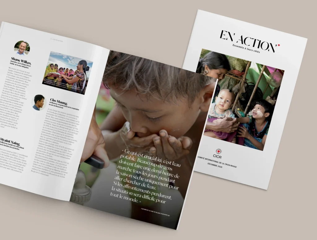 Creation Layout Magazine Geneva ICRC Communications Agency