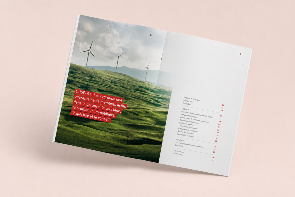Annual Report Design and Layout, Geneva